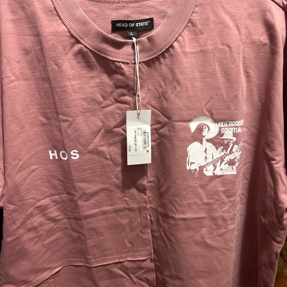 Head of State Pink Graphic T-Shirt